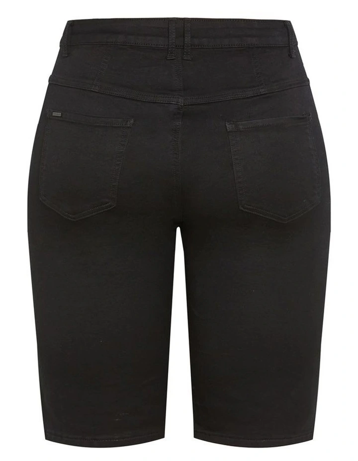 Corset Waist Short in Black image 4
