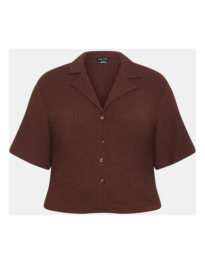 Zoie Shirt in Chocolate image 3