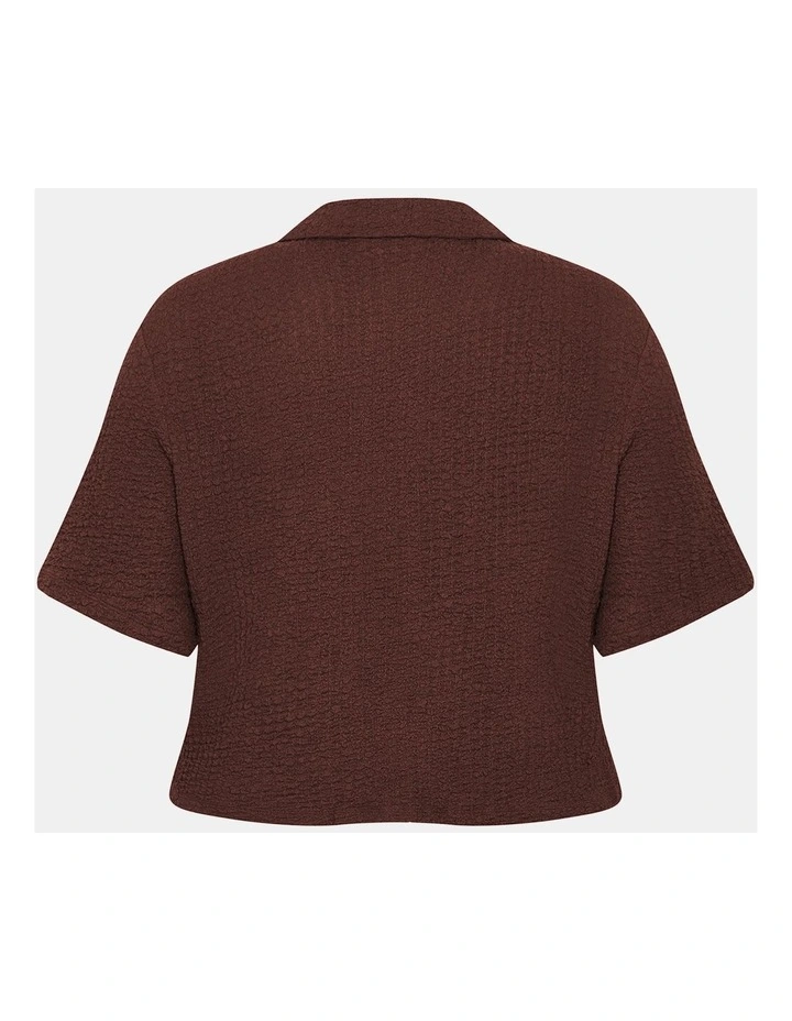 Zoie Shirt in Chocolate image 4