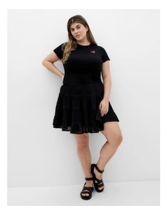 Cherry Tee in Black