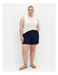 Talia Knit Tank in Ivory