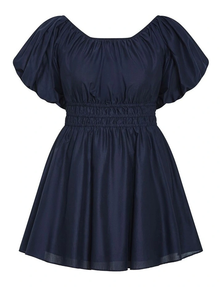Lillian Mini Dress in Navy image 3