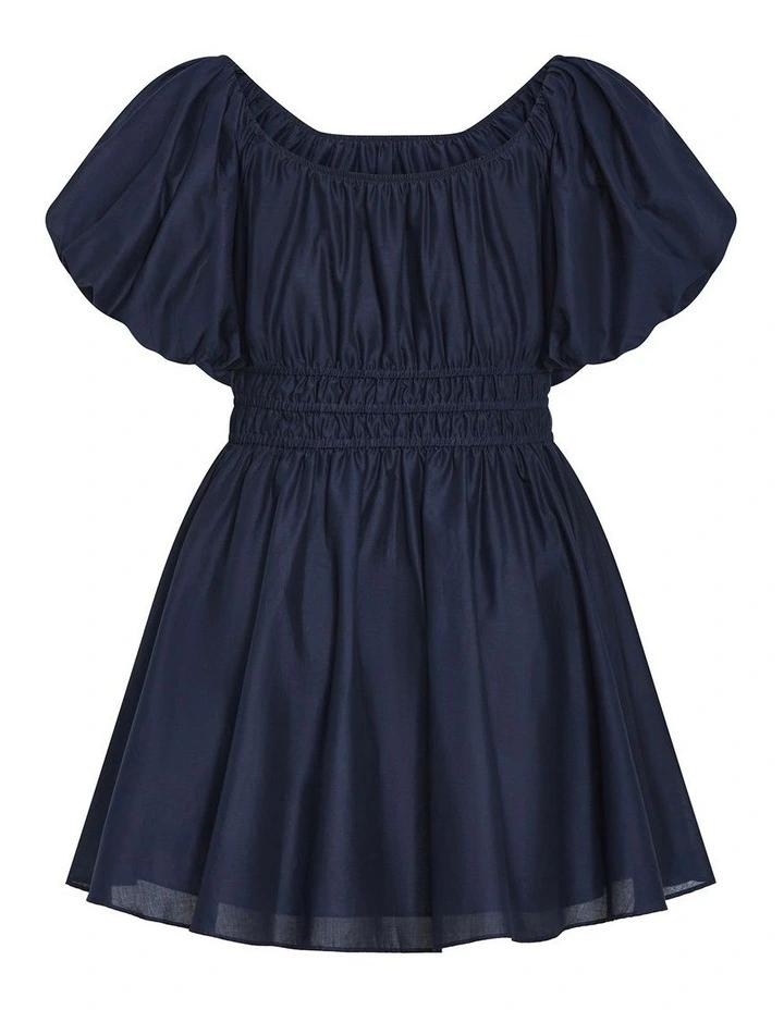 Lillian Mini Dress in Navy image 4