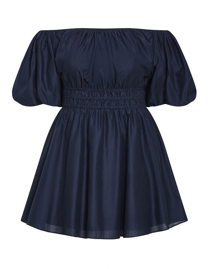 Lillian Mini Dress in Navy image 5
