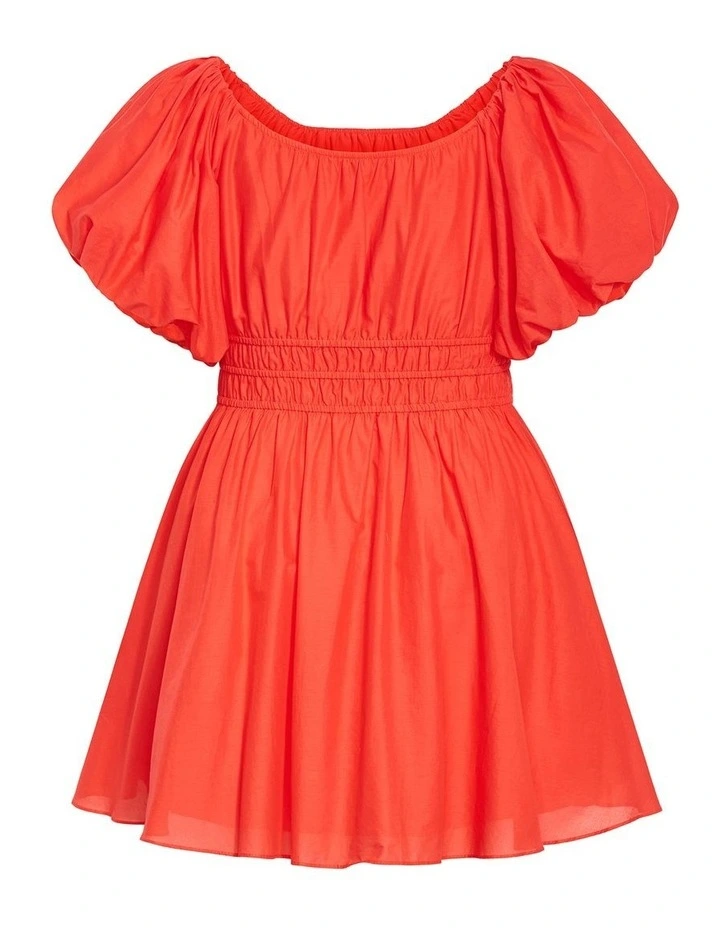 Lillian Mini Dress in Orange image 4