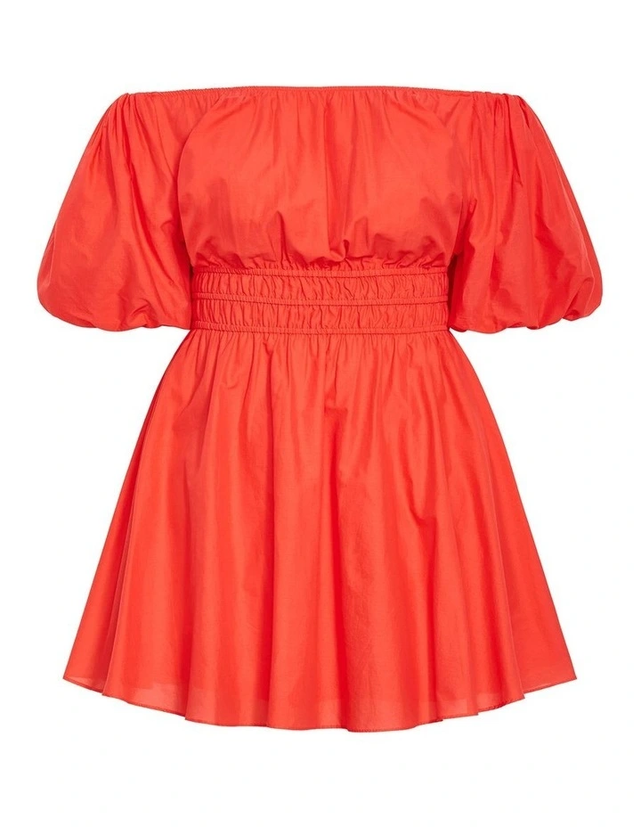 Lillian Mini Dress in Orange image 5