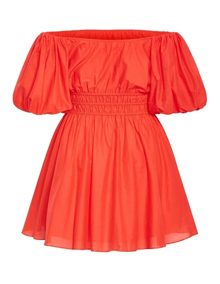 Lillian Mini Dress in Orange image 6