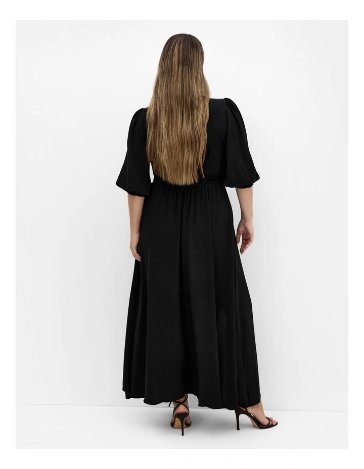 Jolene Maxi Dress in Black image 2