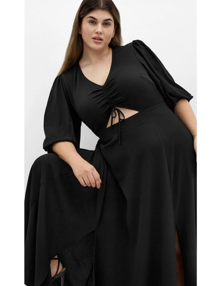 Jolene Maxi Dress in Black image 7