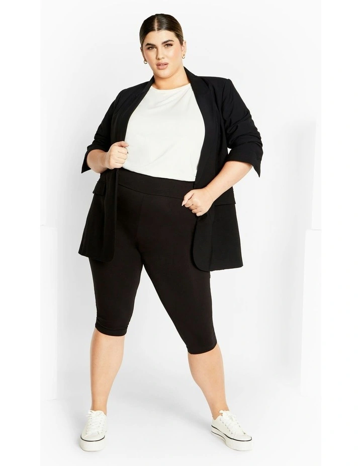 3/4 Wide Band Legging in Black image 6