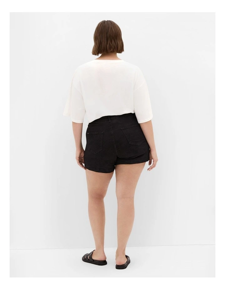 Denim Breeze Short in Black image 2