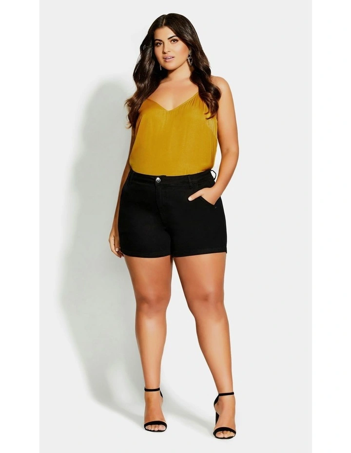Denim Breeze Short in Black image 6