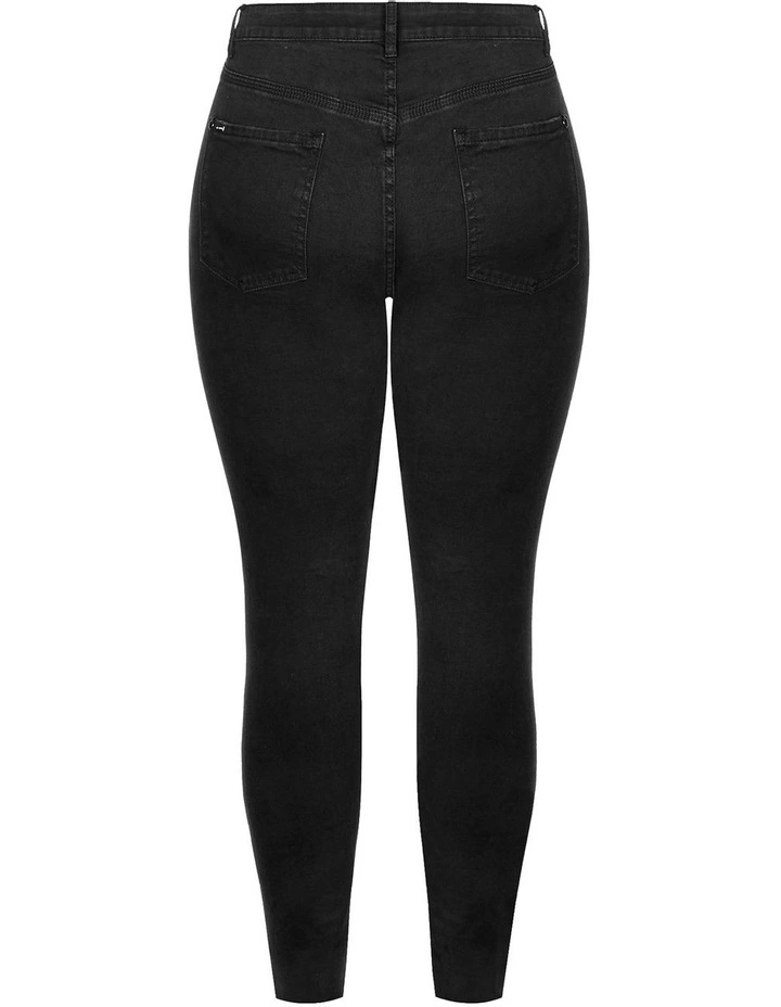 Rock N Roll Skinny Jean in Black image 6