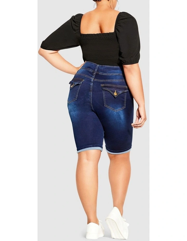 Killer Pins Short in Dark Denim image 2