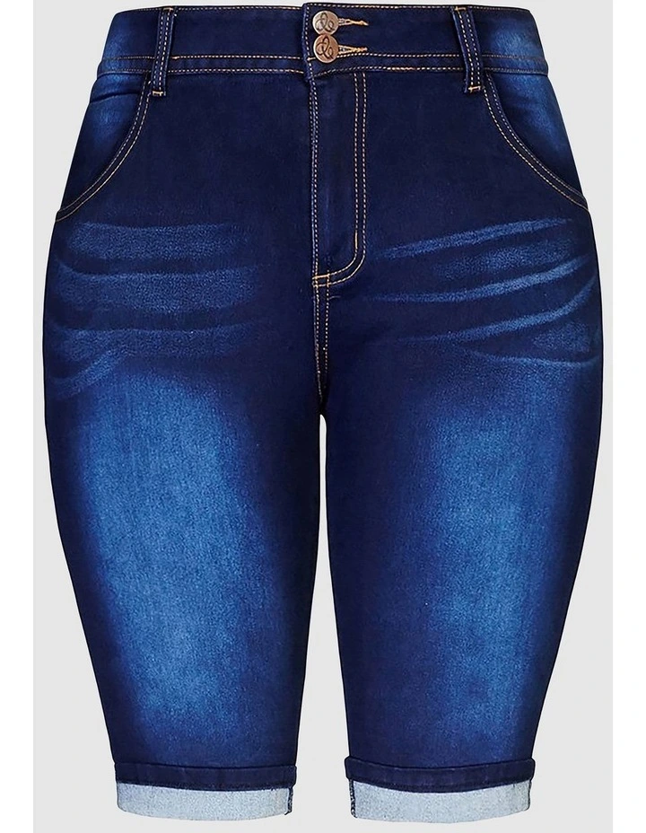 Killer Pins Short in Dark Denim image 3