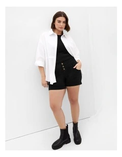 Short Hi Waist Short in Black