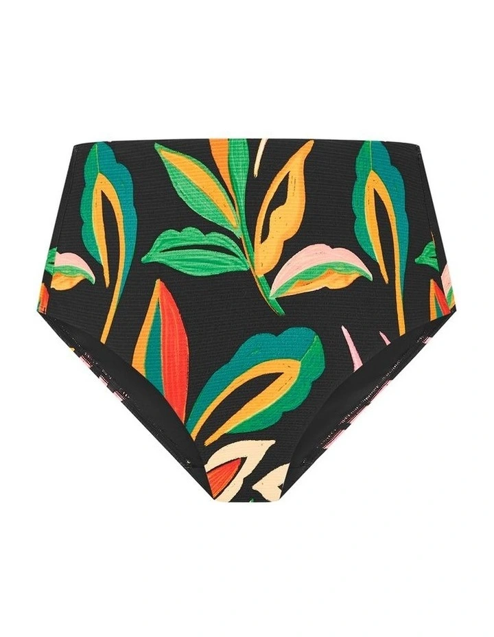 Maui High Waist Bikini Print in Pink image 3