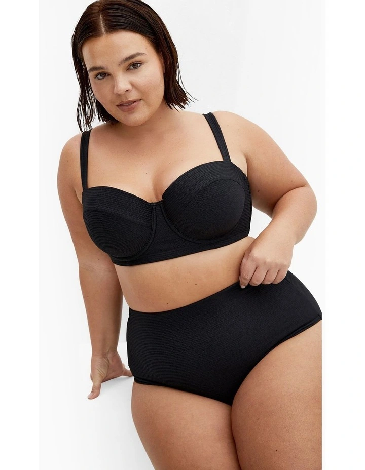 Maui Hi W Bikini in Black image 1