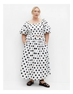 Alisha Skirt in Black Spot