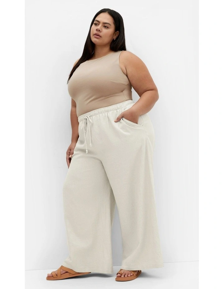Holly Pant in Neutral Melange image 1