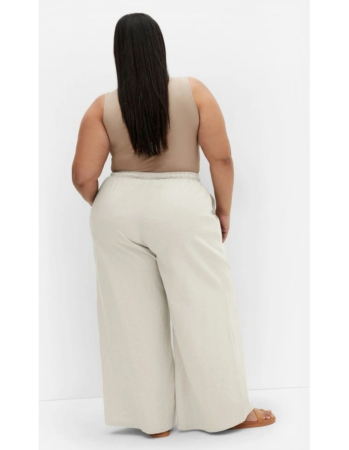 Holly Pant in Neutral Melange image 3