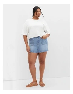 Denim Callie Short in Light Wash