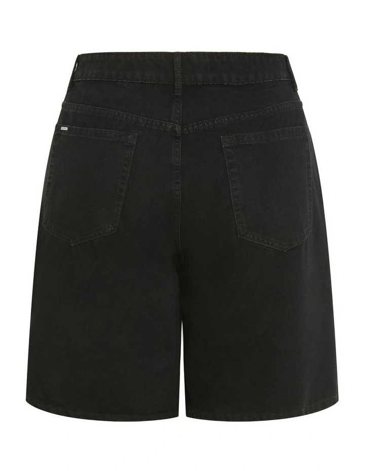 Denim Laila Short in Black image 6