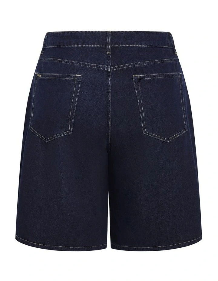 Laila Short in Dark Denim image 4
