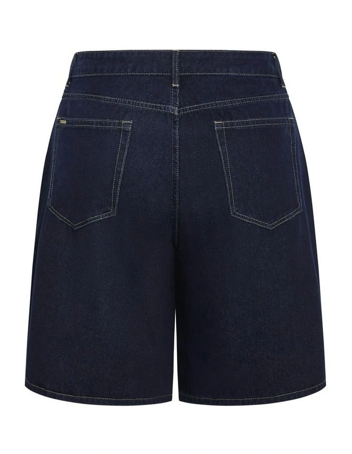 Laila Short in Dark Denim image 6