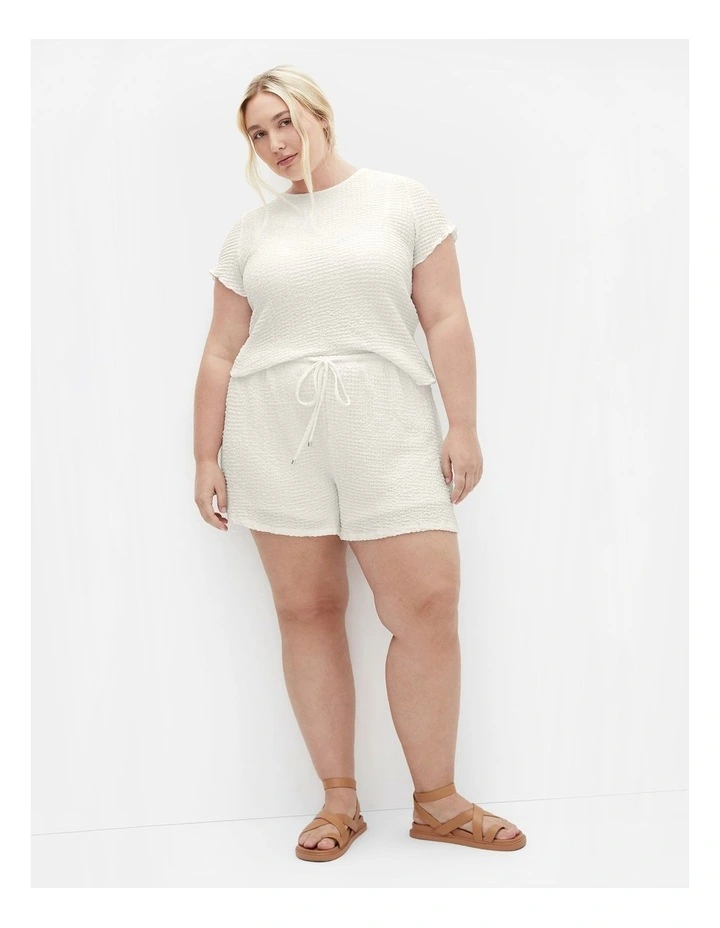 Zoie Shorts in Cream image 1