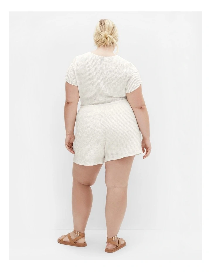 Zoie Shorts in Cream image 2