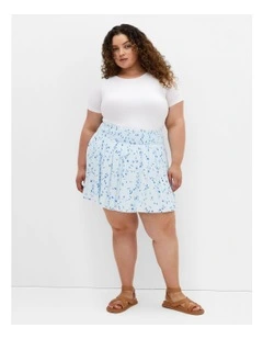 Sweet Skirt in Blue Ditsy