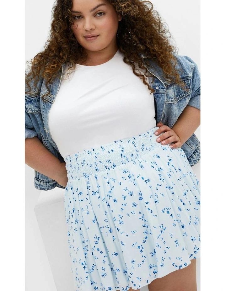 Sweet Skirt in Blue Ditsy image 6