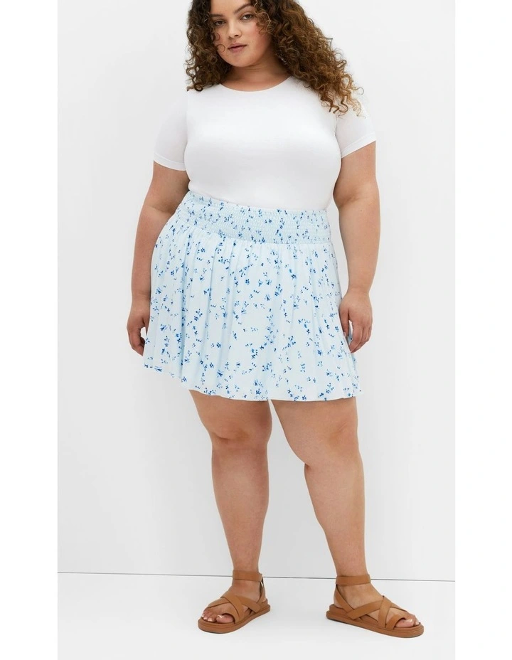 Sweet Skirt in Blue Ditsy image 7