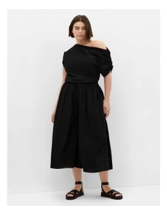 Elly Crop Pant in Black