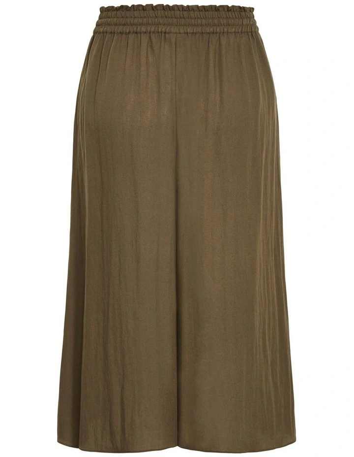 Elly Crop Pant in Khaki image 7