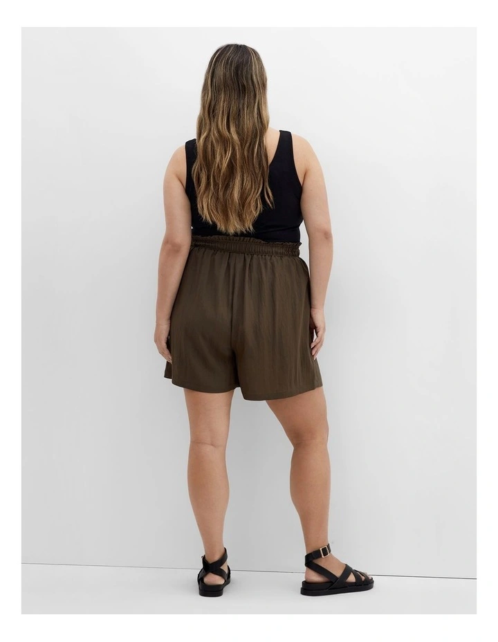 Lily Short in Khaki image 2
