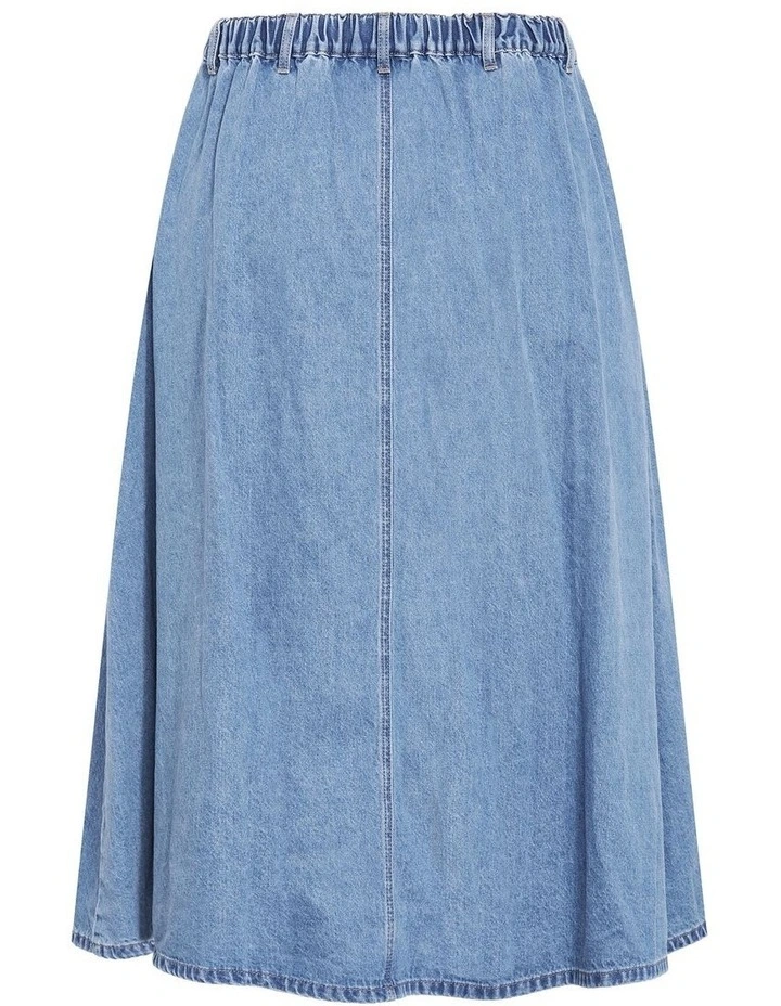 Plus Size SKIRT KARINA - Light Wash image 4