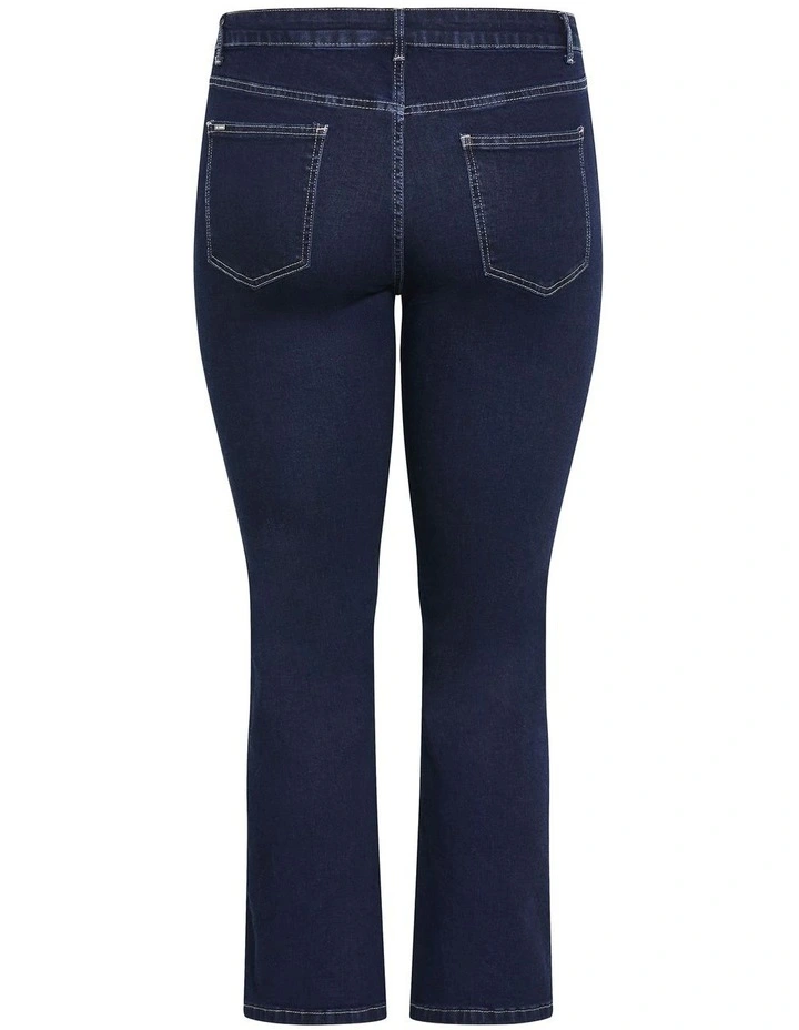 A Dena Jeans in Dark Wash image 4