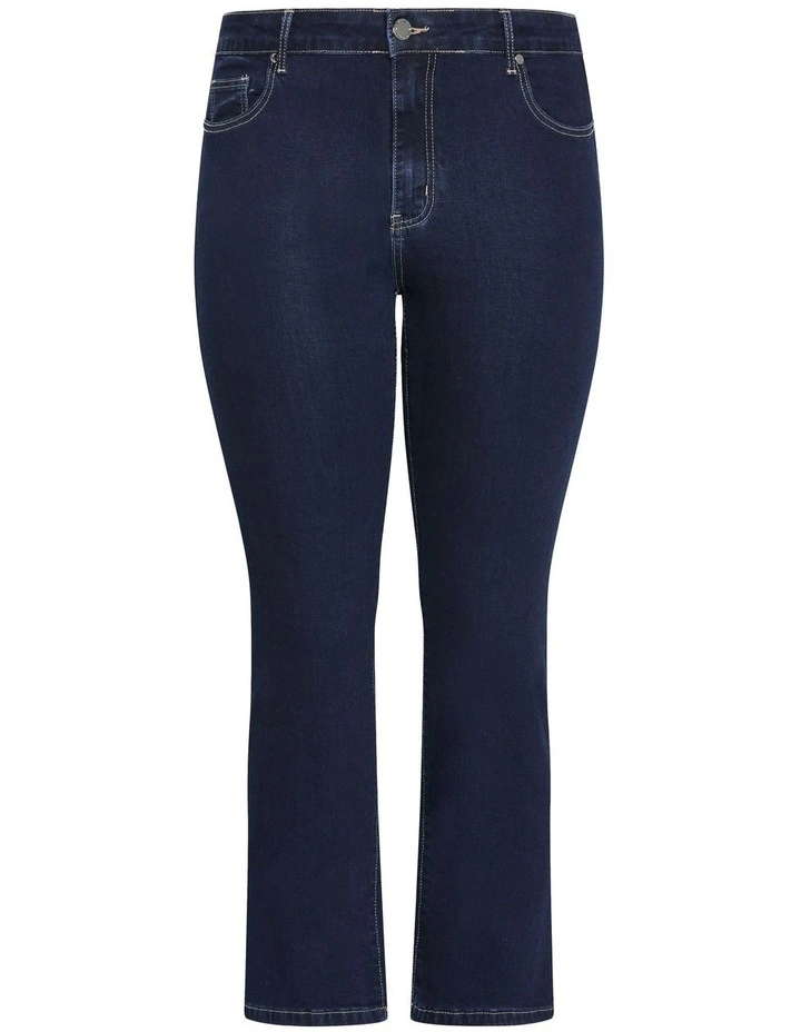 A Dena Jeans in Dark Wash image 5