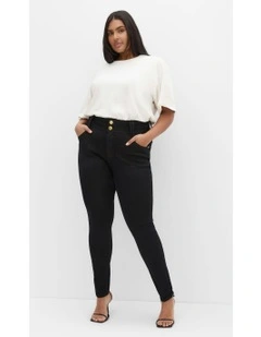 JEAN ASHA SK R BLK