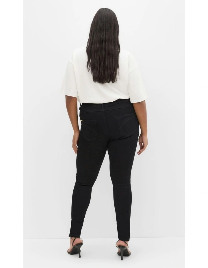 JEAN ASHA SK R BLK image 3