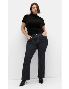 Bootleg Petite Denim Jeans in Blue