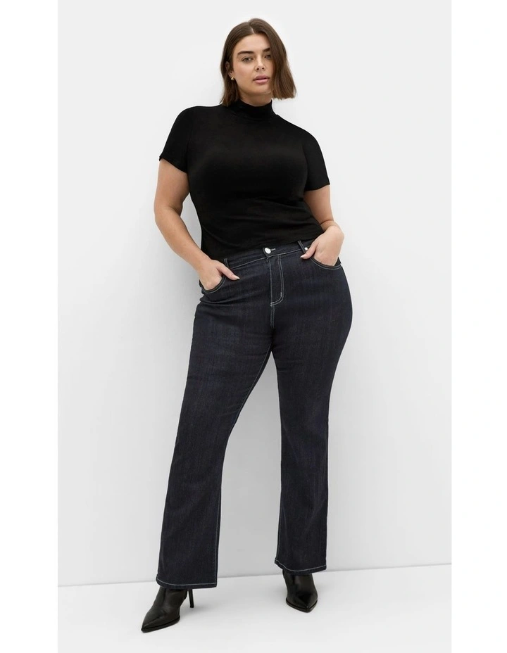 Bootleg Petite Denim Jeans in Blue image 1