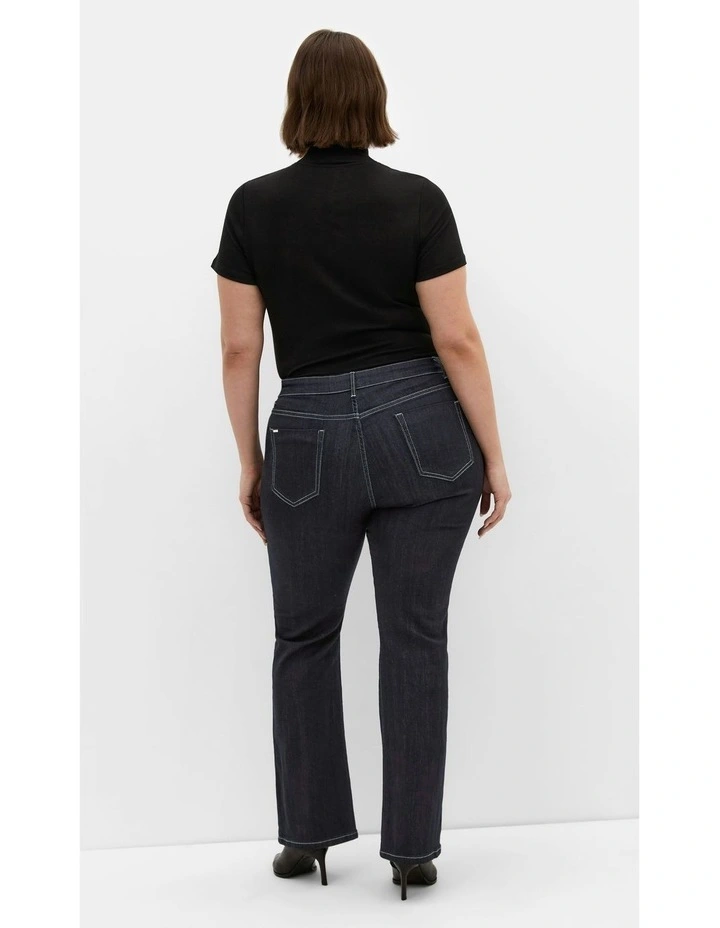 Bootleg Petite Denim Jeans in Blue image 2