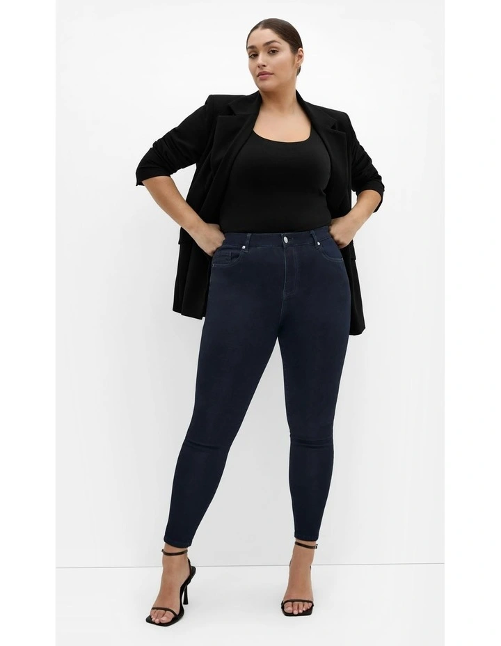 A Amara Skinny Jeans in Denim image 1