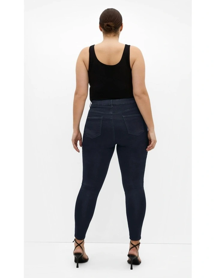 A Amara Skinny Jeans in Denim image 2