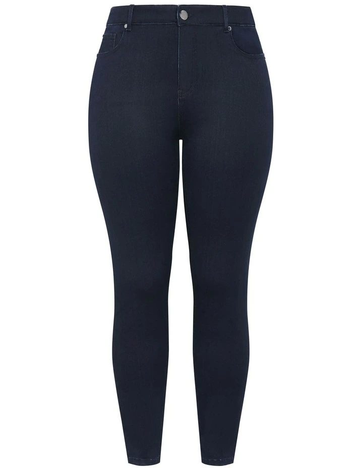 A Amara Skinny Jeans in Denim image 4