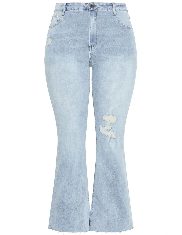 Harley Fit Marli Bootleg Jeans in Light Wash image 5