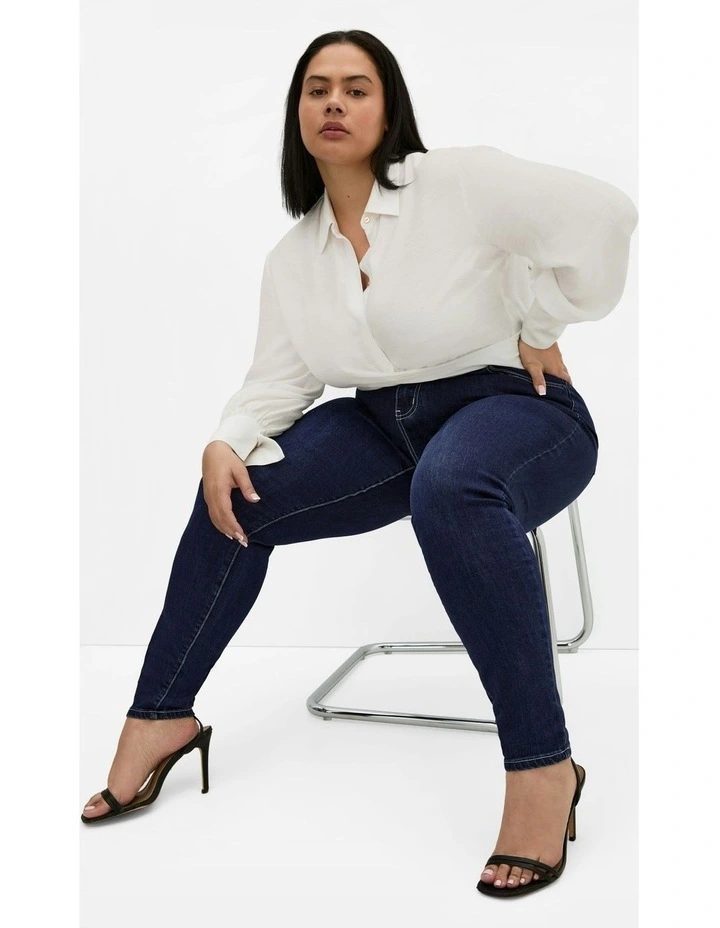 Harley Fit 90s Skinny Jeans in Denim image 1